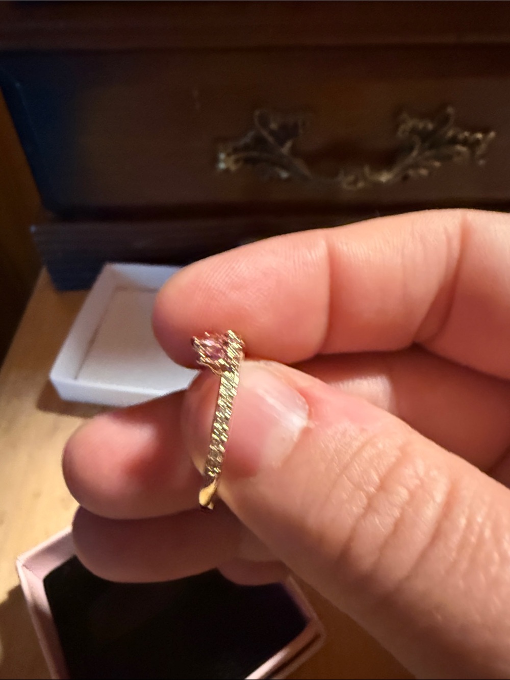 Pandora White Gift Box with Black Logo - Picture 4 of 5